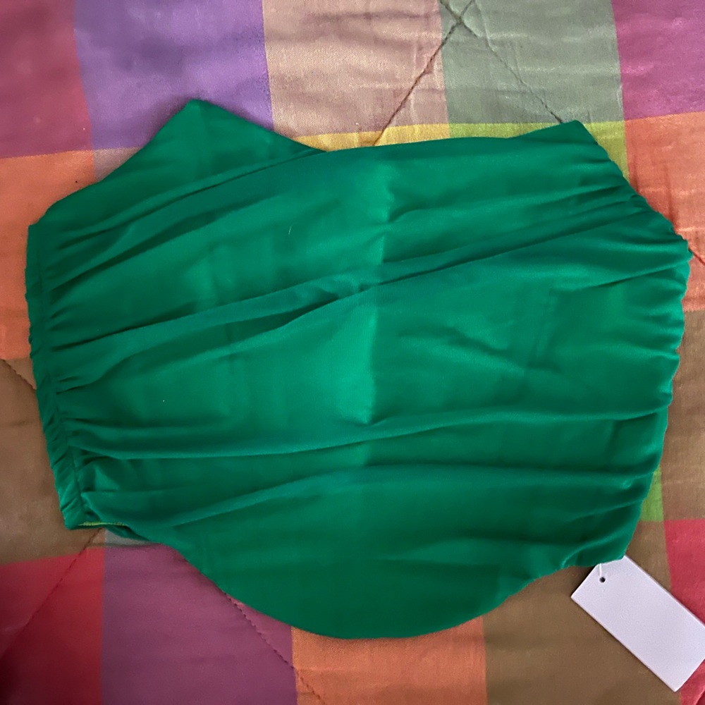 Green corset top